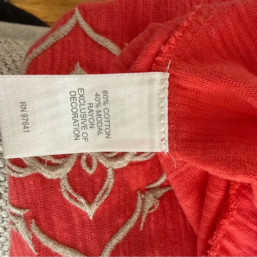 J. Jill Red and White Tiered Maxi Sundress - Picture 5 of 5